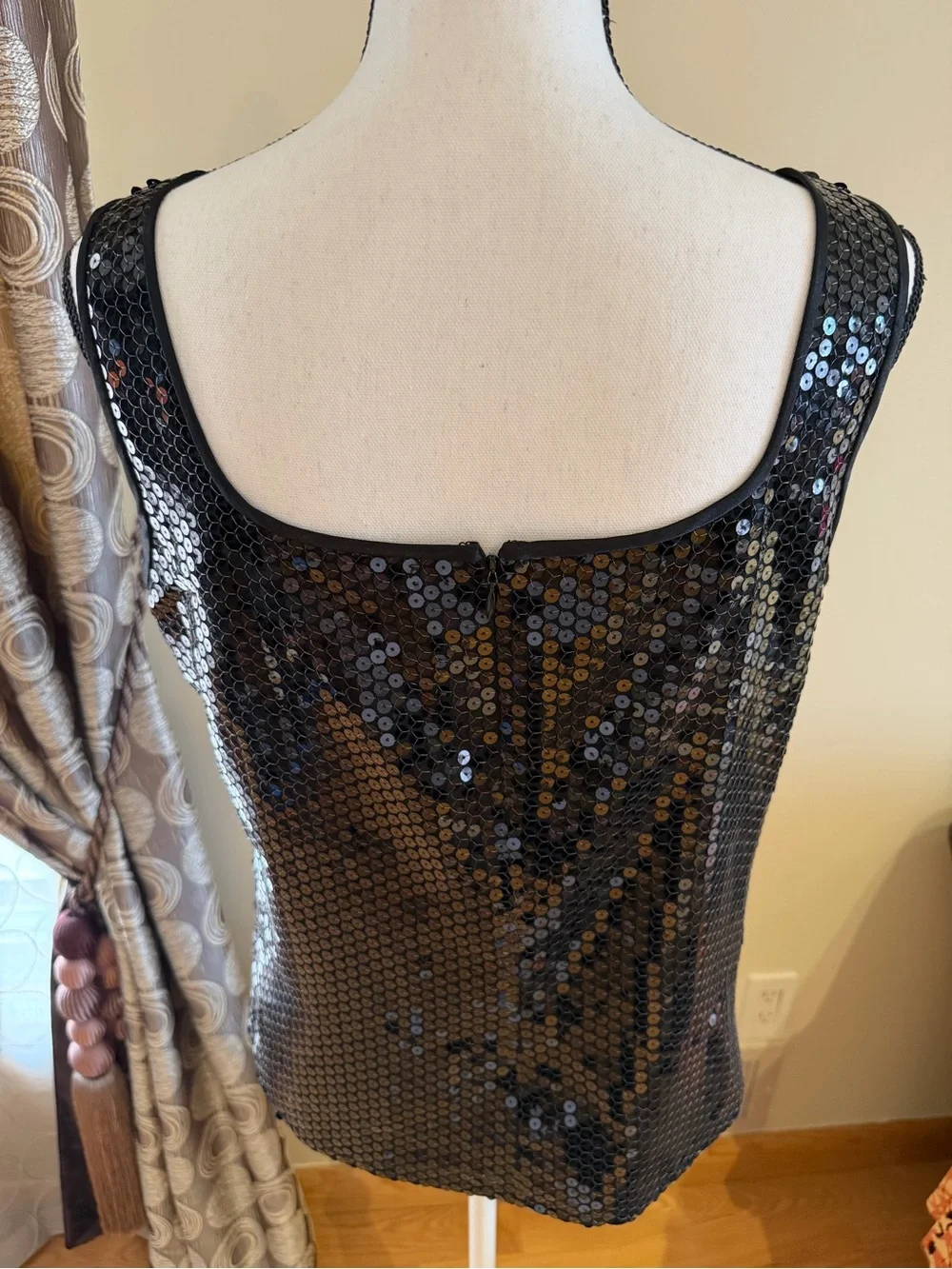 Liz Claiborne black sequin